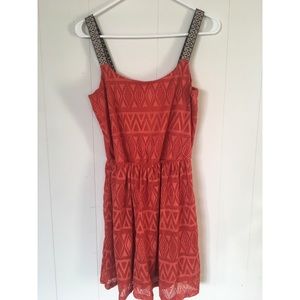 Cute orange dress super comfy